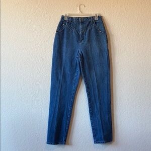 Vintage Ozark high waisted mom straight leg jean balloon leg